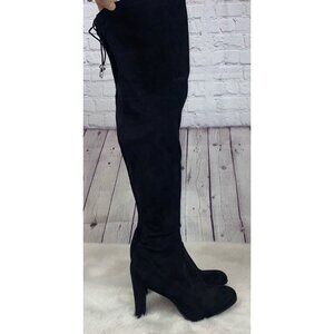 SAM EDELMAN Women’s ‘Kent' Over the Knee Boot Black Suede Size 8.5